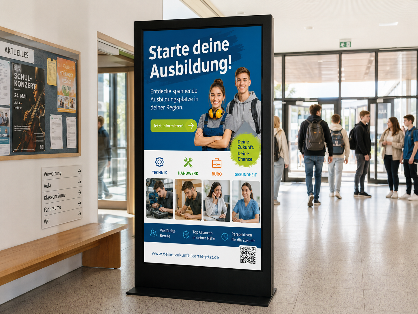 Digital Signage Lösung von Plaze It